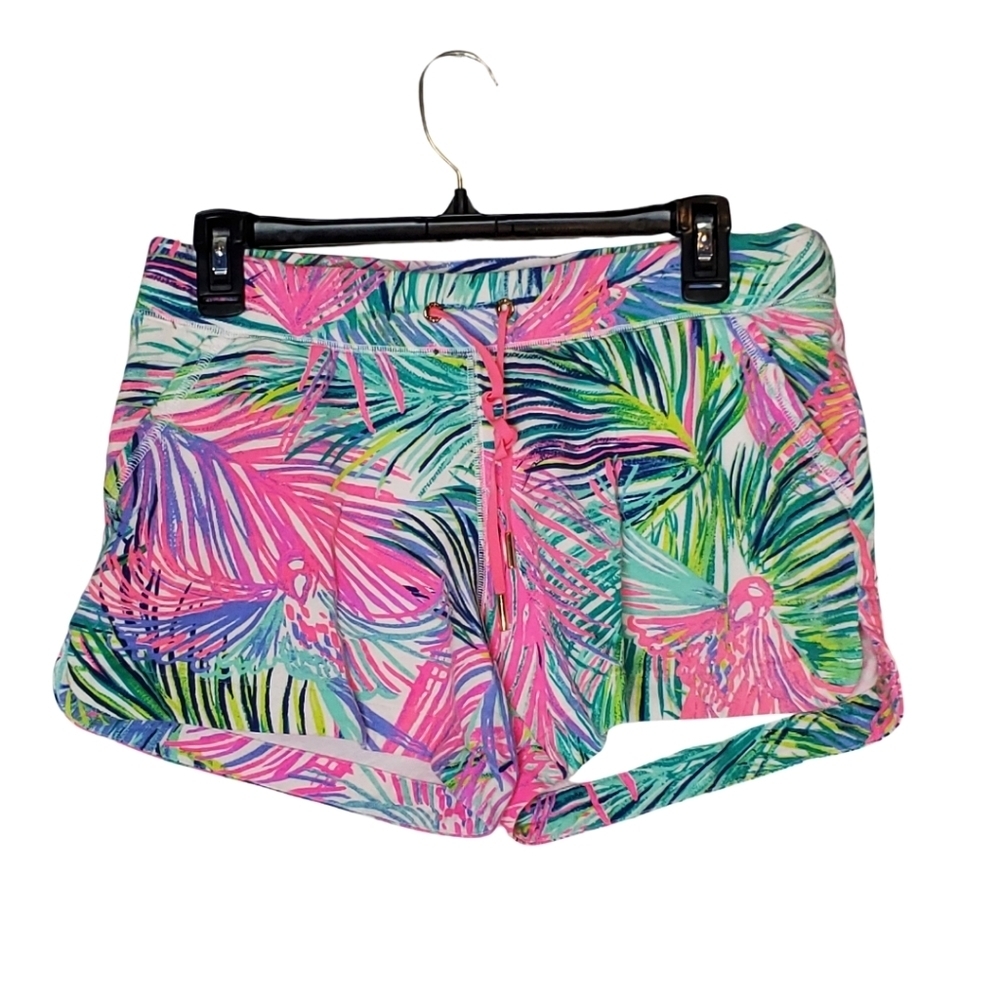 Lilly Pulitzer Tropical Print Women's Shorts - Pink, Green, Blue